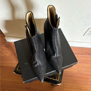 Christian Louboutin Leather Ankle Boots.